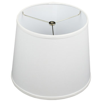 Fenchel Shades 10"x12"x10" Empire Lamp Shade, Linen White