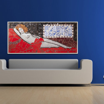 Living Room Mosaic Murals