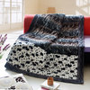Onitiva - Tasteful Life -B Patchwork Throw Blanket (86.6 by 63 inches)