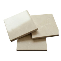4x4 Square Bright Beige Stone Tile Mosaics - Home Decor