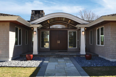 Trendy exterior home photo in Boston