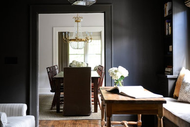Example of a large transitional dining room design in Other