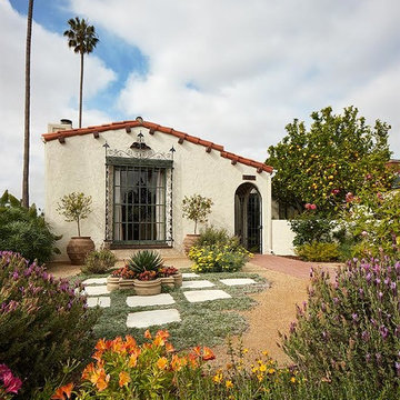 Vivacious Mediterranean Front Yard