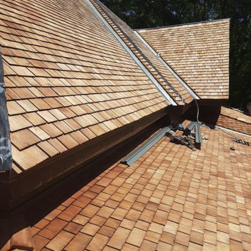 Western Red Cedar Roof Planes and Valley Flashin