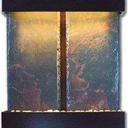 Duet Falls Indoor Wall Mounted Water Fountain - Indoor Fountains