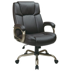 Extra Wide Big & Tall 500 Lbs. Capacity Mesh Office Chair w/ Vinyl Seat -  28W Seat