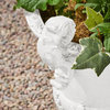 GDF Studio Renee Lightweight Concrete Chalice Garden Decorative Urn Planter, Antique White