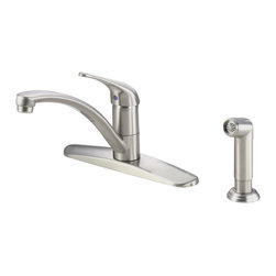 Danze Melrose&trade; Single Handle Kitchen Faucet with Spray - Kitchen Faucets