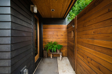Asian home design photo in Portland
