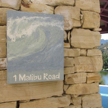 Wave address sign