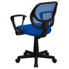 Flash Furniture Mesh Chair, Blue, WA-3074-BL-A-GG