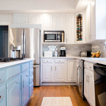 Before and after Kitchen Remodeling Project in McLean, Virginia