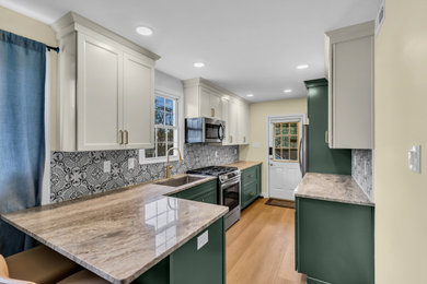 Inspiration for a transitional kitchen remodel in Philadelphia