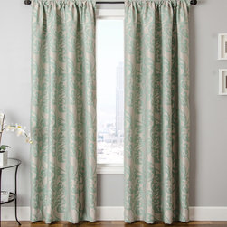 Blindsgalore Signature Drapery Panel: Kunas Patterned Jacquard - Curtains