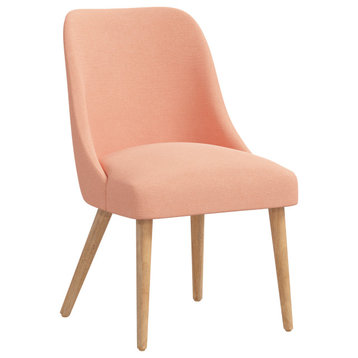 Dining Chair, Linen Apricot