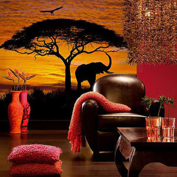 African inspired home decor and African interior design decor ideas