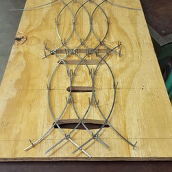 Custom Formed, Intricate Wire Grille (Pattern #600)-  Currently in production - Products