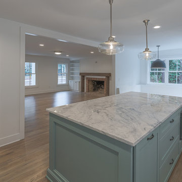 Photo shoot of a beautifully renovated historic, 3 level home in NC.
