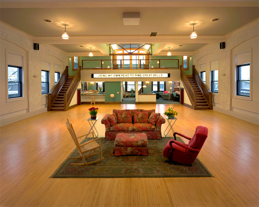 View to master suite, kitchen and living room