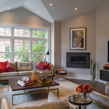 Chicago Lakewood Balmoral 1893 Farmhouse expands into contemporary living