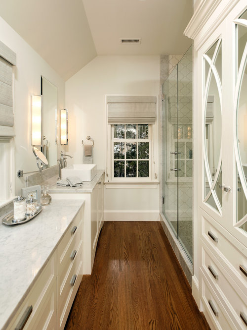 White Dark Floors Houzz