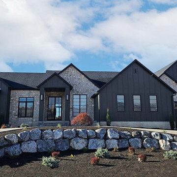 Siding Installation - James Hardie Board and Batten in Midnight Black