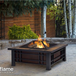 Real Flame Morrison Fire Pit - Fire Pits