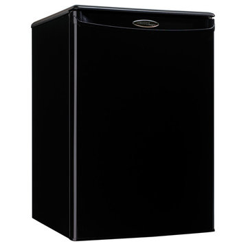 Compact All Refrigerator, Black