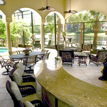 Outdoor Kitchen Remodel Made for Entertaining Bonita Springs FL