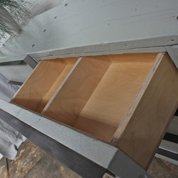 Niamh Reclaimed Scaffolding Chest of Drawers with Angular Steel Handles - Storage Cabinets