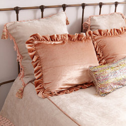 French Beige Velvet - 'Beau Bedding'  - Reversing to this Gorgeous Design - Products