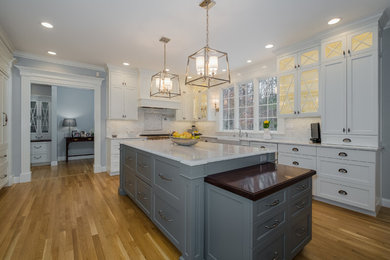 Kitchen - transitional kitchen idea in New York
