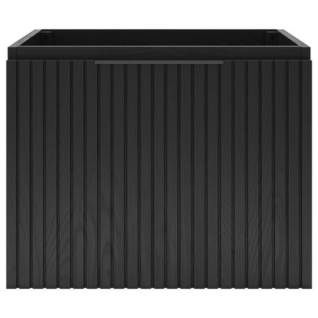 Fresca Elliot Wall-Mount Bath Vanity Base Cabinet Only, Onyx Oak, 24 Inch