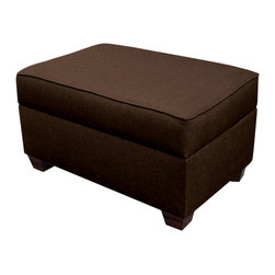 duobed - Duobed 24"x36" Storage Ottoman, Espresso - Footstools And Ottomans