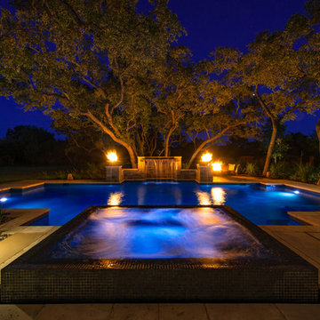 Straight Line Pool in Boerne Texas