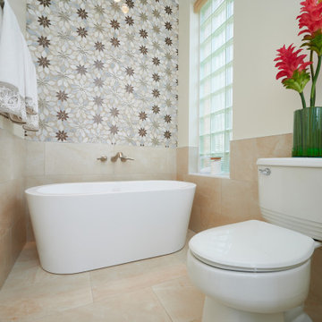 luxury transitional bath