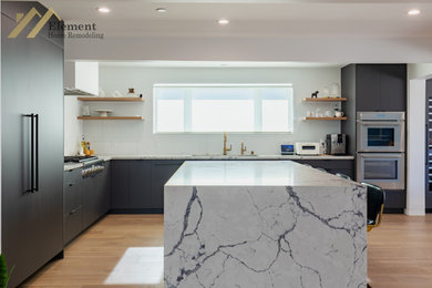 Example of a kitchen design in Other