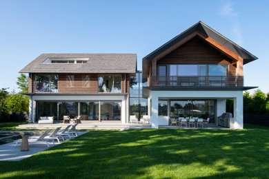 Trendy exterior home photo in New York