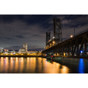 Fine Art Photograph, Portland Steel Bridge, Fine Art Paper Giclee