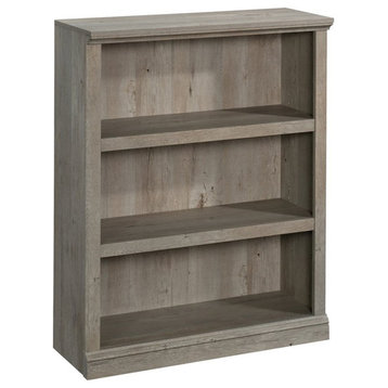 Sauder Select Engineered Wood 3-Shelf Bookcase in Mystic Oak