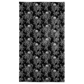 Floral Skulls 58x102 Tablecloth