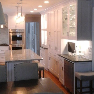 Transitional White Kitchen