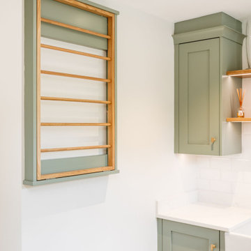 Decorative Style Lay-On Shaker Utility Room