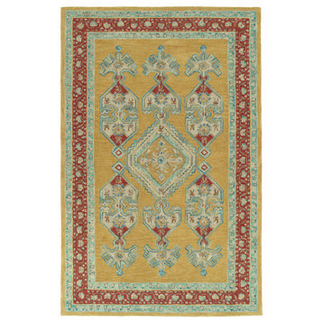Charlotte Collection Maize 9'3' x 13' Rectangle Indoor Area Rug
