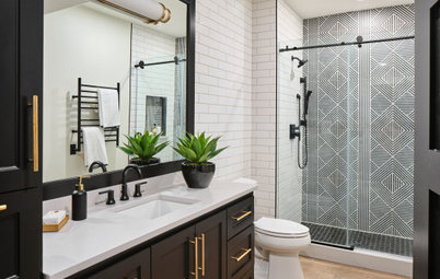5 Stylish New Bathrooms With a Low-Curb Shower