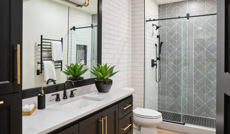 5 Stylish New Bathrooms With a Low-Curb Shower