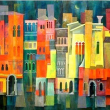 mid century modern artwork