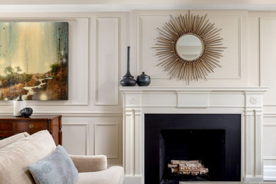 Living room - transitional living room idea in Toronto