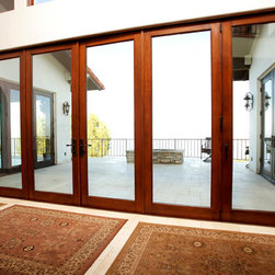 AG Millworks 18-Foot 3R3L Bifold System-Doors Closed - Windows And Doors