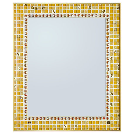 Morning Sunrise Mosaic Mirror, 16" X 20